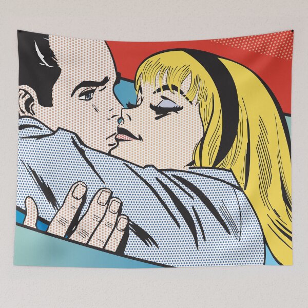 Item preview, Pop Art Kiss designed and sold by HeylDesign.