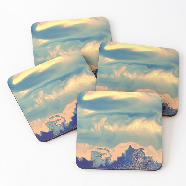 Item preview, Celestial Wave over Mystic Ridge designed and sold by Catfcreations.