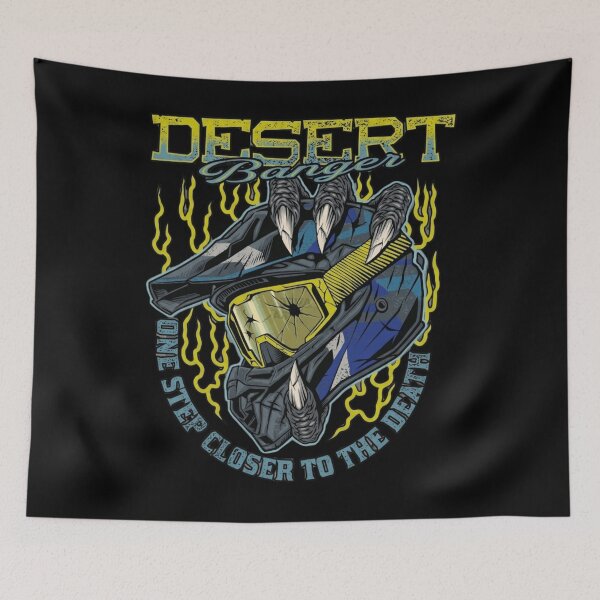 Item preview, Desert Banger Motocross Helmet Monster Claw Off Road Racing Vintage designed and sold by Creative Spark.