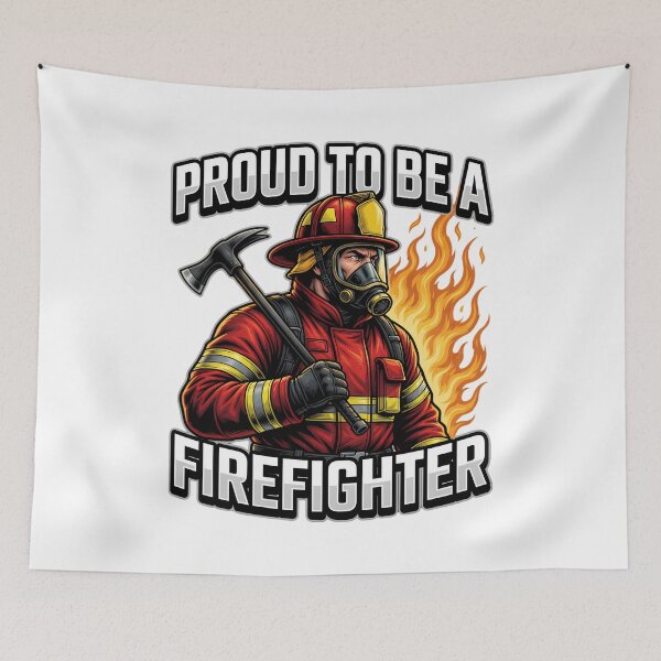 Item preview, Proud To Be A Firefighter Hero Design designed and sold by TshirtsOnline-.