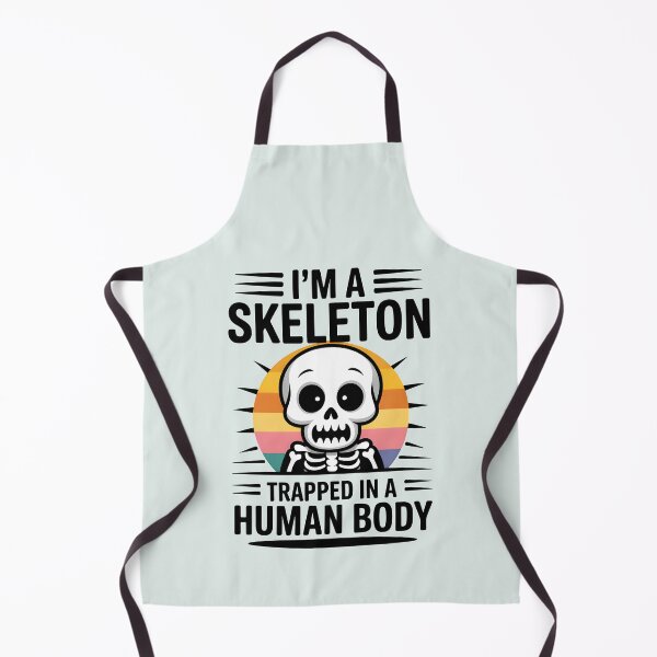 Item preview, I’m a Skeleton Trapped in a Human Body – Funny Halloween Skeleton Design designed and sold by Jollys-ArtShop.