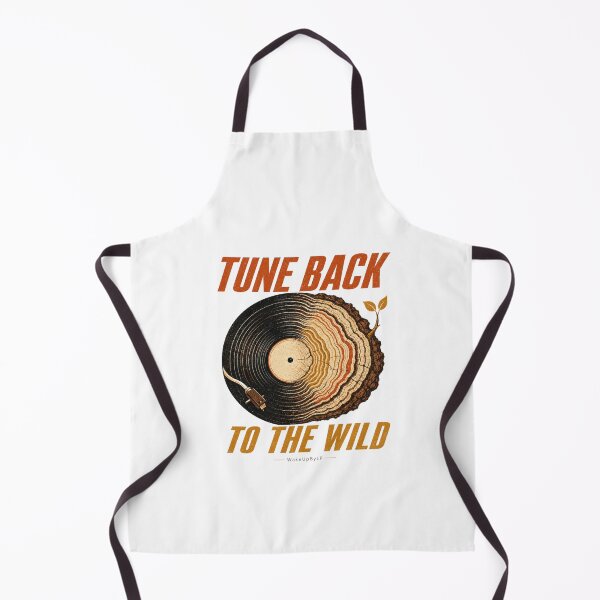 Item preview, Tune Back to the Wild – Vinyl Record and Tree Rings Design designed and sold by WakeUpByLuki.