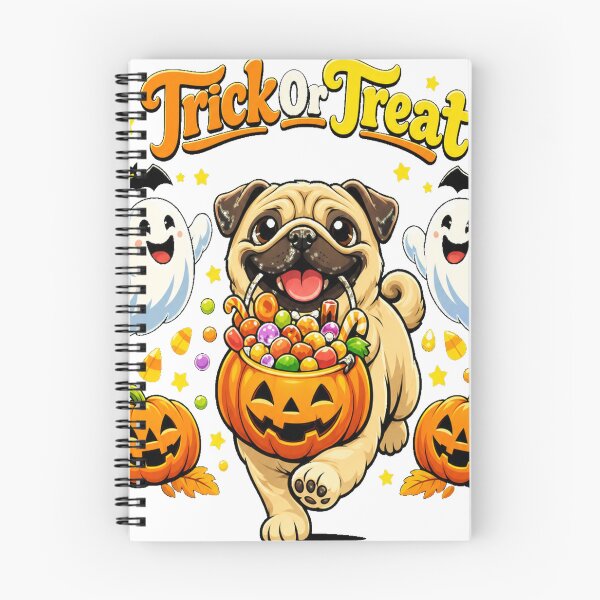 Item preview, Cute Halloween Pug Spooky Costume designed and sold by martinezkreativ.