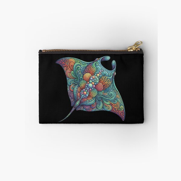 Item preview,  Coral Reef Manta Ray | Ocean Sea Life Art Collection designed and sold by Zaru Art Studio.