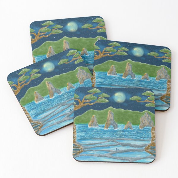 Item preview, An oriental seaside hot spring designed and sold by greenPQBstudio.