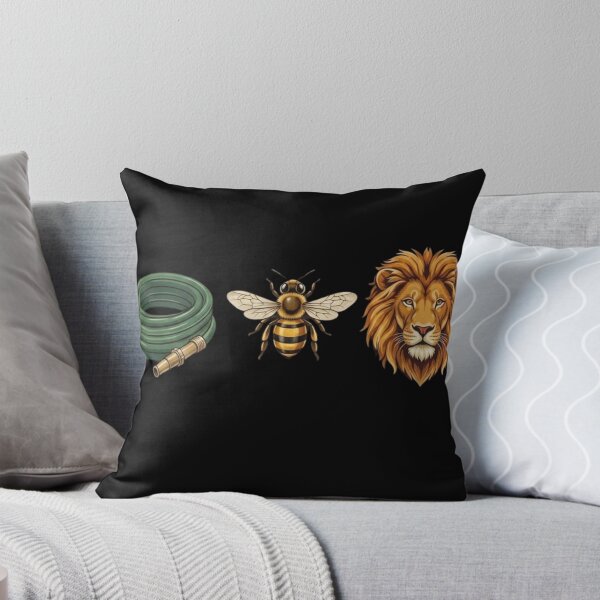 Item preview, Hose Bee Lion Funny Visual Pun Quote - Funny Rebus Puzzle Graphic designed and sold by haitrieuic96.