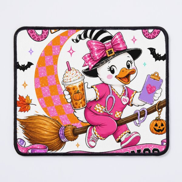 Item preview, Halloween Witch Nurse Duck designed and sold by martinezkreativ.