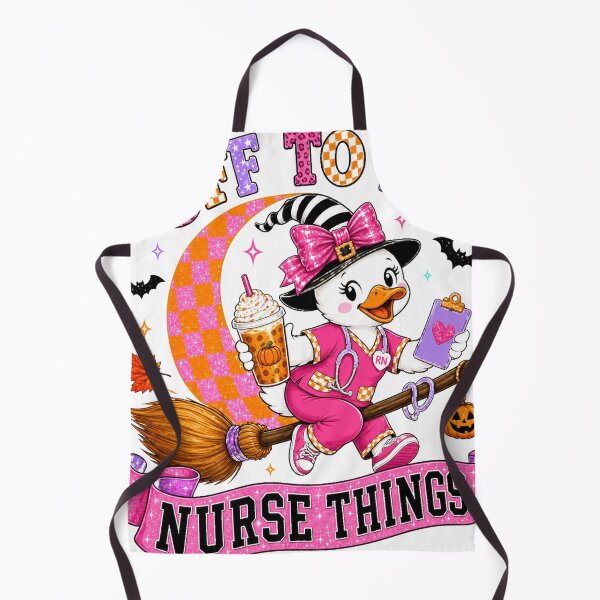 Item preview, Halloween Witch Nurse Duck designed and sold by martinezkreativ.