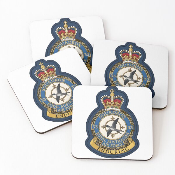 Item preview, No. 33 Squadron RAAF Crest - Royal Australian Air Force Emblem designed and sold by CharlieDesings.