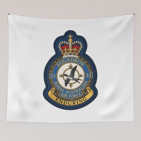Item preview, No. 33 Squadron RAAF Crest - Royal Australian Air Force Emblem designed and sold by CharlieDesings.