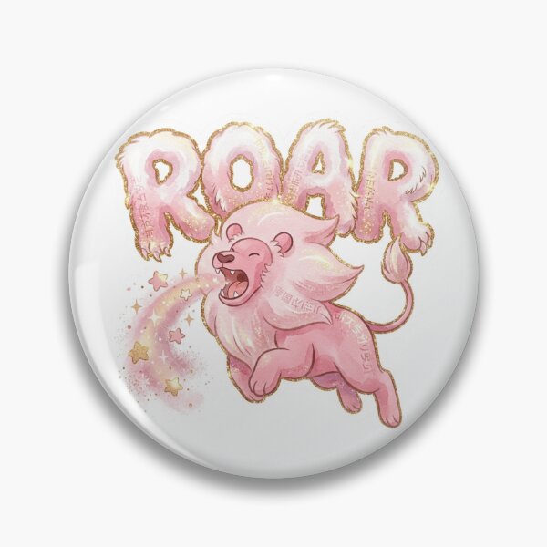 Item preview, Pink Lion ROAR - Cute Magical Watercolor designed and sold by 0Zetgest.