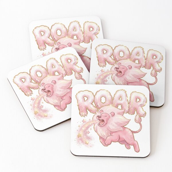 Item preview, Pink Lion ROAR - Cute Magical Watercolor designed and sold by 0Zetgest.