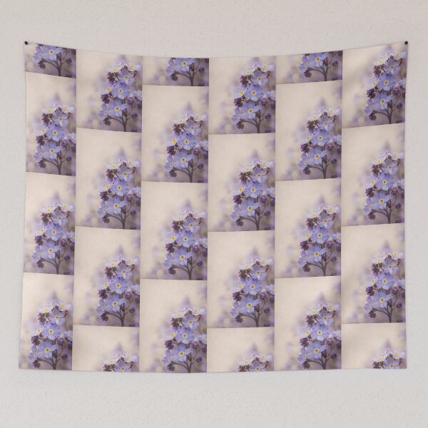 Item preview, Forget-Me-Not Botanical Wall Art | Lavender Garden Collection No. 02 | Fine Art Floral Photography designed and sold by ViolafleurViolett.