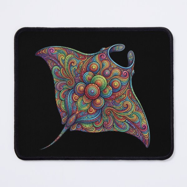 Item preview, Mandala Manta Ray | Ocean Sea Life Art Collection designed and sold by Zaru Art Studio.