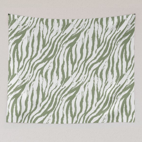 Item preview, Olive and White Zebra Pattern designed and sold by Dsquare1.