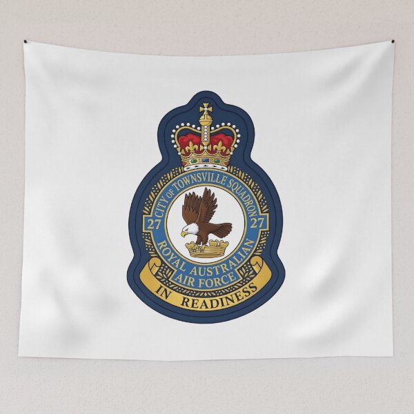 Item preview, No. 27 (City of Townsville) Squadron RAAF Crest - Royal Australian Air Force Emblem designed and sold by CharlieDesings.