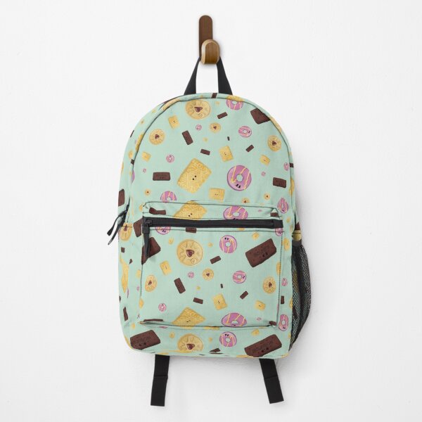 Item preview, Kawaii British Biscuit Seamless Mint Green Pattern Art designed and sold by Designs By Amber.