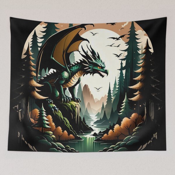 Item preview, Dragon on the river designed and sold by tarkone.