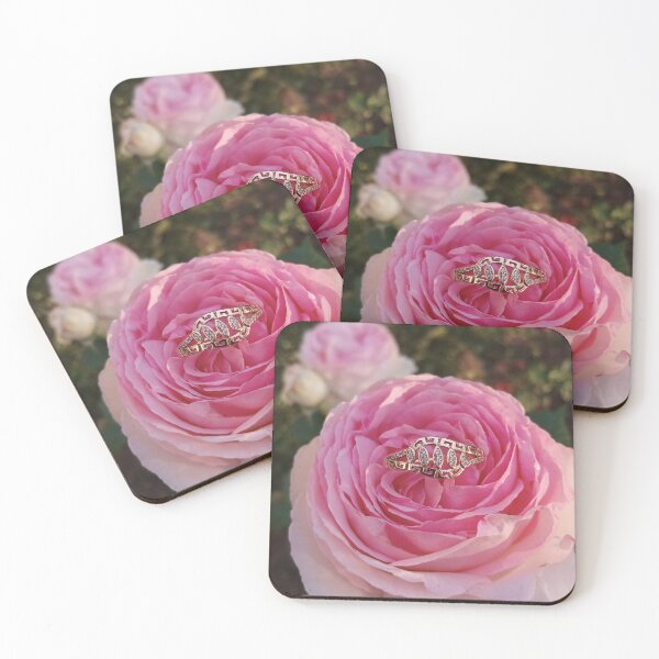 Item preview, Pink Garden Rose Flower Close Up Photo designed and sold by Nature Moments.