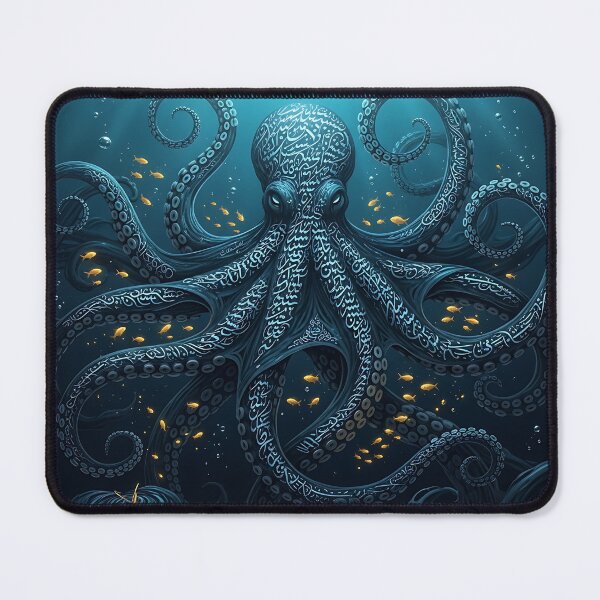 Item preview, Calligraphy Octopus Underwater designed and sold by Michaelragheb.