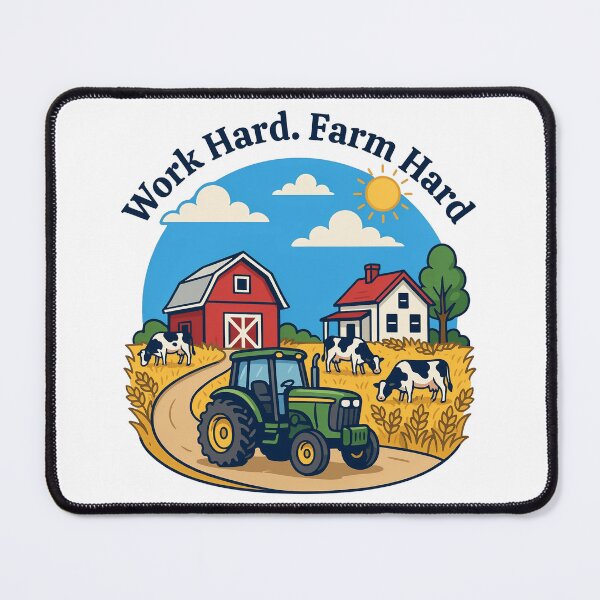 Item preview, Vintage Farm Machine Tractor Illustration | Rustic Country Farming Art designed and sold by Mahilis.