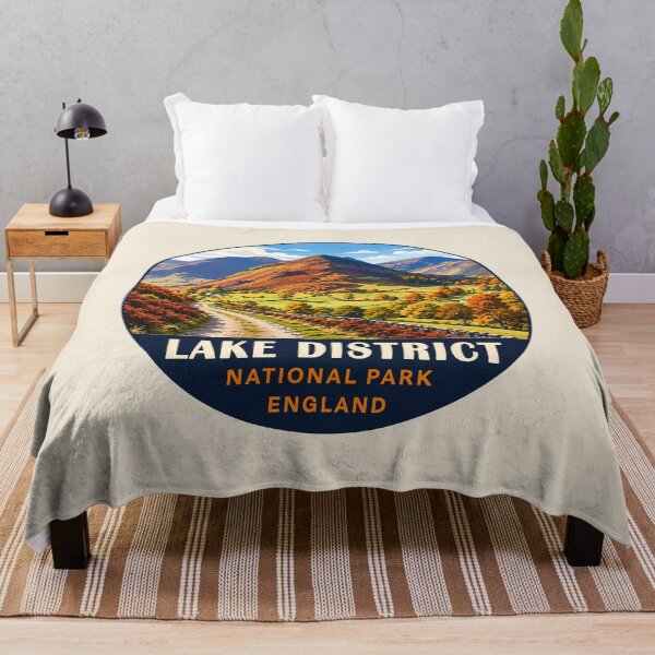Item preview, Lake District National Park Vintage Mountain & Lake Landscape designed and sold by Gideon Emmerich.
