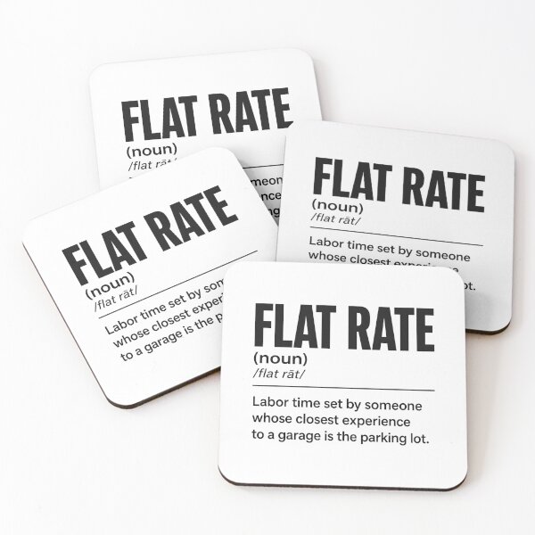 Item preview, Flat Rate Definition Humor designed and sold by TrueBlueTrades.