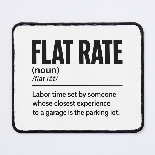 Item preview, Flat Rate Definition Humor designed and sold by TrueBlueTrades.