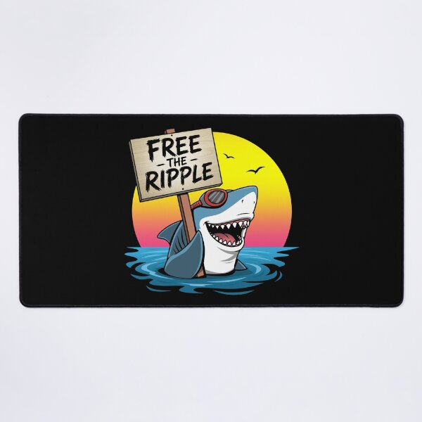 Item preview, Funny Retro Summer Beach Shark designed and sold by BoggsNicolasArt.
