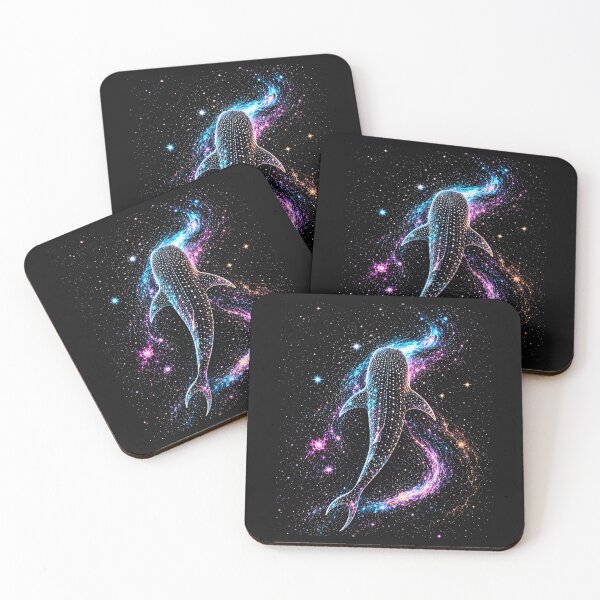 Item preview, Celestial Whale Shark Diving Space Galaxy  Night Sky | Colorful Cosmic Space  designed and sold by SOUFIANE1991.