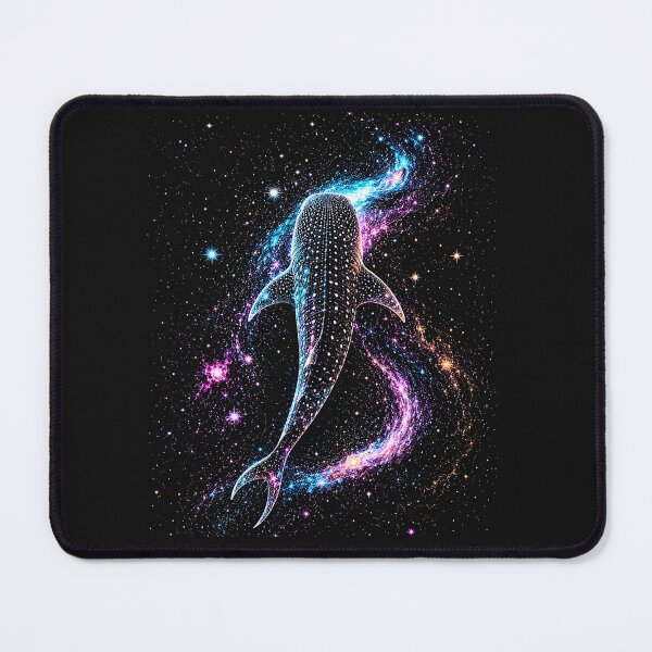 Item preview, Celestial Whale Shark Diving Space Galaxy Night Sky | Colorful Cosmic Space designed and sold by SOUFIANE1991.
