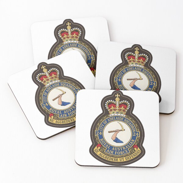 Item preview, No. 24 (City of Adelaide) Squadron RAAF Crest - Royal Australian Air Force Emblem designed and sold by CharlieDesings.
