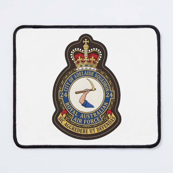 Item preview, No. 24 (City of Adelaide) Squadron RAAF Crest - Royal Australian Air Force Emblem designed and sold by CharlieDesings.