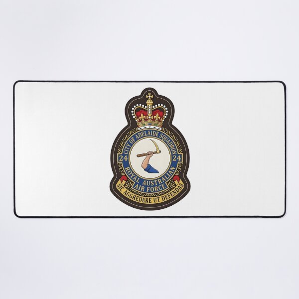 Item preview, No. 24 (City of Adelaide) Squadron RAAF Crest - Royal Australian Air Force Emblem designed and sold by CharlieDesings.