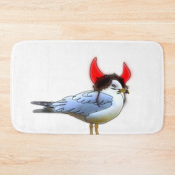 Item preview, Sally the Seagull Wearing a devil horn Hat  - animalzinhats  designed and sold by Ashley’sAnimalz.