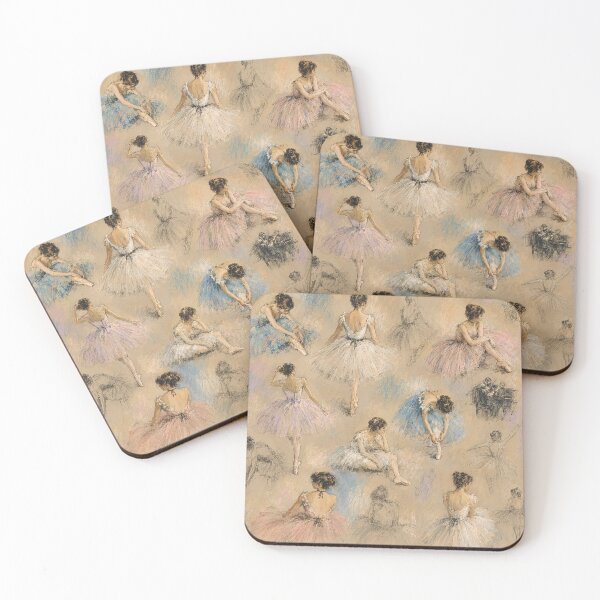 Item preview, Impressionist Ballet Dancers Collage – Elegant Ballerina Study Inspired by Degas designed and sold by rimmatv.