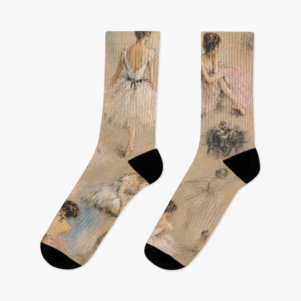 Item preview, Impressionist Ballet Dancers Collage – Elegant Ballerina Study Inspired by Degas designed and sold by rimmatv.