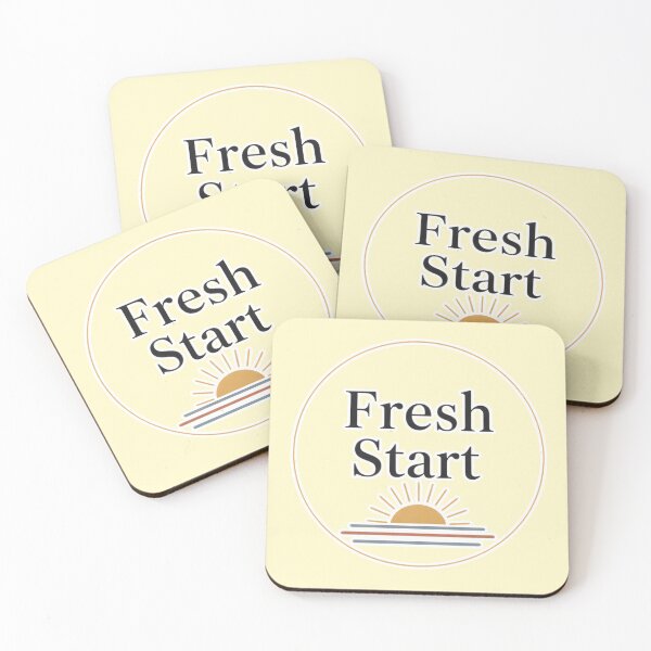 Item preview, Fresh Start Minimalist Rising Sun Typography Art designed and sold by Karina Creative Studio.
