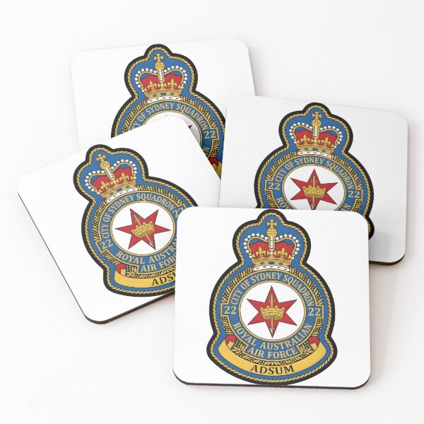 Item preview, No. 22 (City of Sydney) Squadron RAAF Crest - Royal Australian Air Force Emblem designed and sold by CharlieDesings.