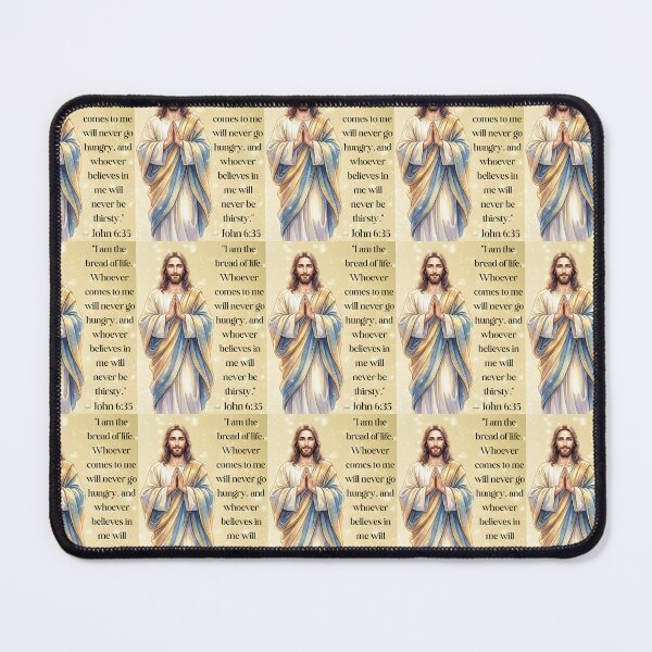 Item preview, Jesus Christ - I Am The Bread Of Life - John 6:35 (Bible Verse) designed and sold by Artemis & Woven Collective.