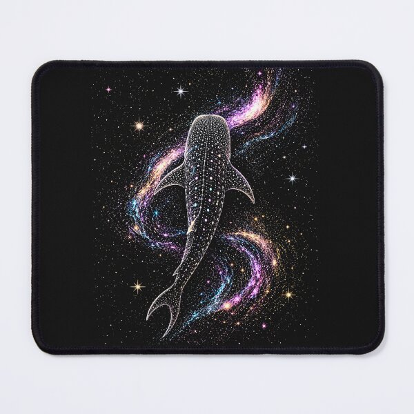 Item preview, Celestial Whale Shark Diving Space Galaxy Night Sky | Colorful Cosmic Space designed and sold by SOUFIANE1991.