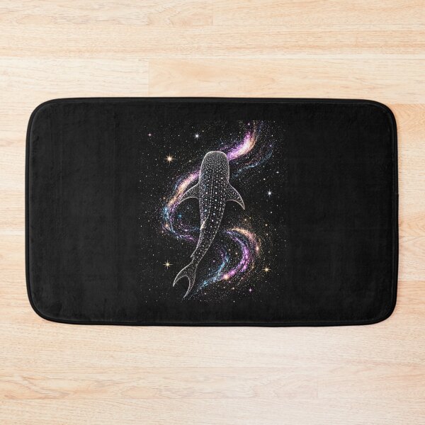 Item preview, Celestial Whale Shark Diving Space Galaxy  Night Sky | Colorful Cosmic Space  designed and sold by SOUFIANE1991.
