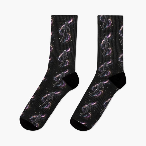 Item preview, Celestial Whale Shark Diving Space Galaxy  Night Sky | Colorful Cosmic Space  designed and sold by SOUFIANE1991.
