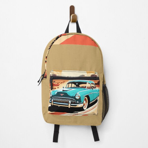 Item preview, Retro car on desert road designed and sold by tarkone.