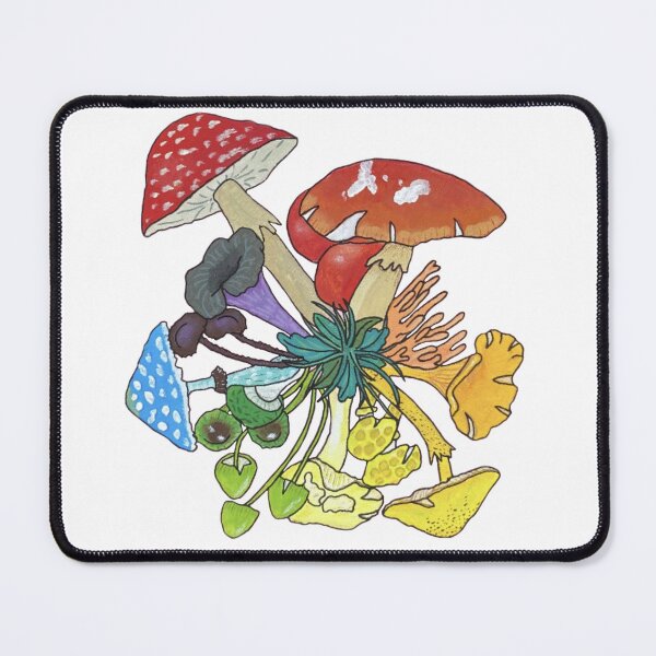 Item preview, Rainbow mushrooms designed and sold by Bugbotherer30.