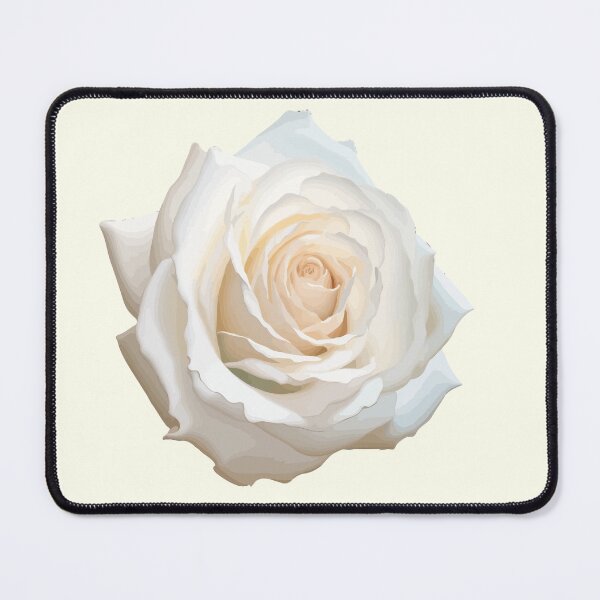 Item preview, Pretty White Rose Floral Art Cut Out designed and sold by taiche.