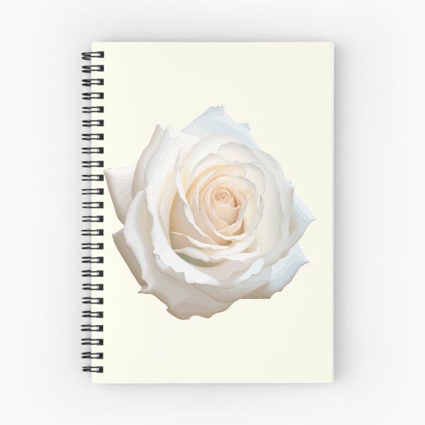 Item preview, Pretty White Rose Floral Art Cut Out designed and sold by taiche.
