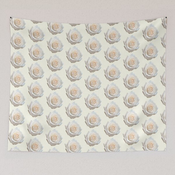 Item preview, Pretty White Rose Floral Art Cut Out designed and sold by taiche.