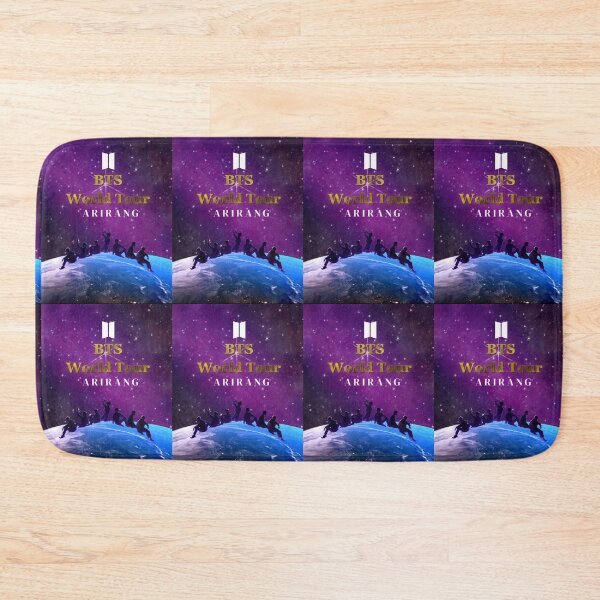 Item preview, BTS World Tour Arirang Purple Galaxy Earth Silhouette Graphic designed and sold by Gameshalah's Designs Hub.