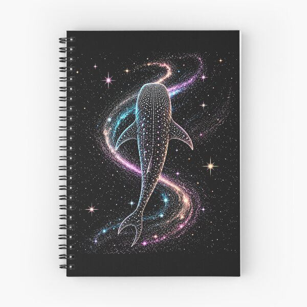 Item preview, Celestial Whale Shark Diving Space Galaxy  Night Sky | Colorful Cosmic Space  designed and sold by SOUFIANE1991.